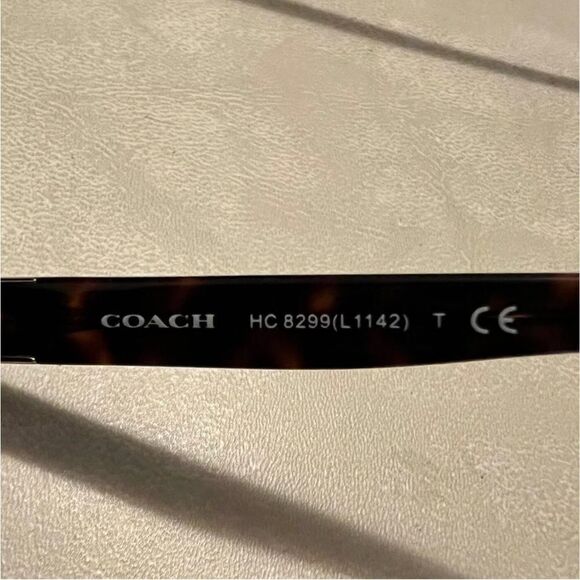 Coach Signature Turquoise Frame Sunglasses HC8299(L1142) Dark Brown - Picture 9 of 9